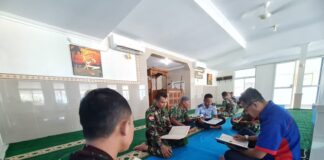 Personel Lanud Raden Sadjad Natuna Gelar Tadarus Rutin Selama Ramadhan