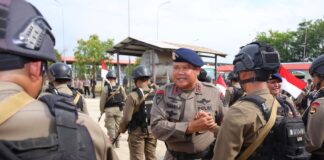 Tujuh Bulan di Papua, Kapolda Sambut Kepulangan Perseonel Brimob Satgas Ops Amole 2022