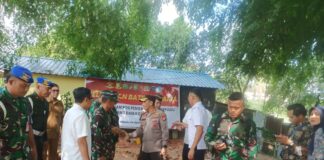 Cegah Peredaran Narkoba, Polri TNI Bangun Pos Jaga di Kampung Aceh