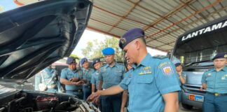 Lanal Ranai Gelar Pengenalan Teknis Perawatan Kendaraan Dinas dan Prosedur Pengoperasian