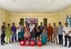 Polres Natuna Salurkan Paket Sembako di Pulau Seluan polres natuna bakti sosial