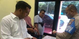 Polsek Batuampar Periksa Senpi Personel senpi personel polsek batuampar