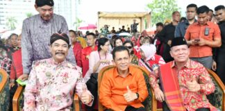 Hadiri Halal Bihalal Punggowo, Ini Pesan Gubernur Ansar Ahmad