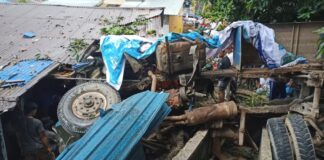 Sudah Lima Jam, Proses Evakuasi Sopir Truk Molen Masih Berlangsung