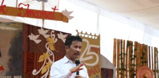 Hadiri Perayaan Pesta Perak Imamat di Bintan, Rudi Apresiasi Kerukunan Umat Beragama