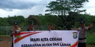 Polres Bintan Galakkan Larangan Bakar Hutan dan Lahan bakar hutan dan lahan
