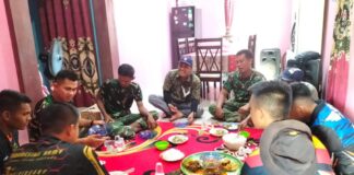 Bangun Kebersamaan, Satgas TMMD Tinggal di Rumah Warga satgas TTMD