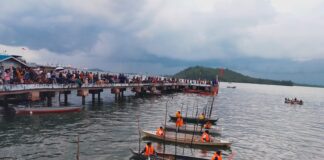 Ditpolairud Polda Kepri Gelar Lomba Dayung Sampan dan Ketinting