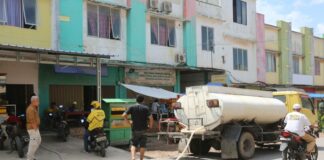 SPAM Batam Bangun Tandon Air di Perumahan Putra Jaya dan Indomas tandon air spam batam