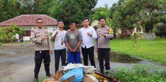 Polsek Tebing Tangkap Pencuri 1,5 Ton Besi Scrap pencuri besi scrap