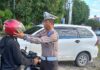 Polres Bintan Gelar Operasi Patuh Seligi, Bagikan Helm SNI Gratis
