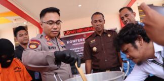 Sebanyak 1 kg Sabu Dimusnahkan di Bintan, Para Tersangka Ikut Menyaksikan sabu di bintan