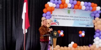 Puncak Peringatan Hari Anak Nasional ke-39 Tingkat Kabupaten Natuna 2023