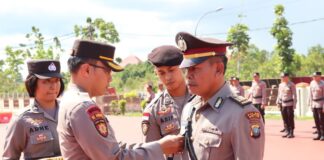 Sejumlah Pejabat Polres Bintan Serah Terima Jabatan pejabat polres bintan
