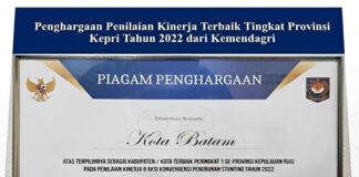 Batam Peringkat Pertama Penanganan Stunting di Kepri penanganan stunting di kepri