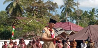 Bupati Natuna Pimpin Upacara Peringatan Hari Pramuka ke-63