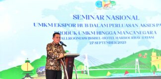 Gubernur Kepri Buka Seminar Nasional UMKM