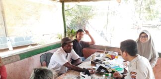 Biddokkes Polda Kepri Gelar Posyandu Lansia di Rempang posyandu lansia di rempang