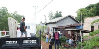 7 KK Warga Rempang Sudah Pindah ke Hunian Sementara warga rempang pindah