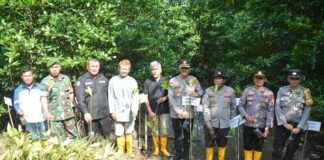 Peringati HUT Humas Polri, Polda Kepri Gelar Penghijauan