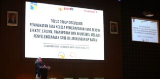 Wujudkan Tata Kelola Pemerintahan, BP Batam Gelar FGD Penyelenggaraan SPBE