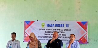Masa Reses III DPRD Natuna, Eriandy dan Surayanti Dengar Keluhan Dan Aspirasi Warga