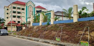 Papan Bunga Dukungan Praperadilan Kasus Rempang Raib, Tiga Papan Ditemukan