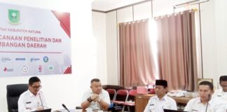 Sekda Natuna Pimpim Rapat Sosialisasi Eksternalitas Kegiatan Dokumen SSK Tahun 2023