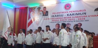 Pengurus Ikabsu Karimun Resmi Dikukuhkan, Ini Pesan Bupati Rafiq