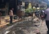 Diduga Akibat Kebocoran Gas, Satu Outlet Foodcourt Pasir Putih Terbakar