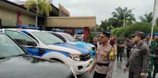 Operasi Lilin Seligi 2024, Polres Karimun Terjunkan Ratusan Personel Gabungan