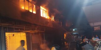 Kebakaran Hangus 8 Unit Ruko di Tanjungbatu, Dua Orang Tewas