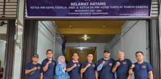 Andi Tepis Isu Politik Terkait Pelantikan Pengurus PWI Kepri kantor PWI Kepri di tanjungpinang