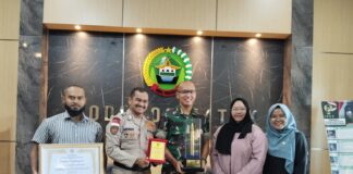 Berkunjung ke Makodim 0317/TBK, Forki Karimun Bahas Soal Pengembangan Atlet