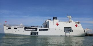 KRI Radjiman Angkut 242 Ton Bantuan Bagi Palestina