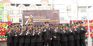 Imigrasi Karimun Gelar Upacara Peringati Hari Bhakti ke-74