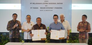 Jalin Sinergi dengan PT Tamarin, PLN Batam Dukung Investasi Data Center