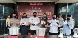 Satresnarkoba Polres Karimun Musnahkan Ribuan Gram Sabu