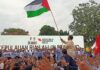 Sapa Relawan di Batam, Prabowo Serukan Palestina Merdeka