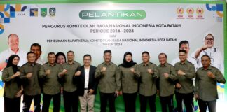 Hadiri Pelantikan KONI Batam, Ini Pesan Muhammad Rudi