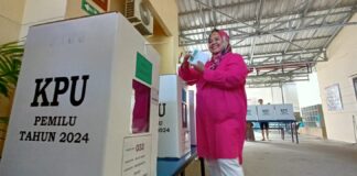 Datang Terpisah Randi dan Marlin Agustina Rudi Gunakan Hak Suara