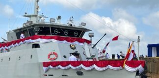 Telan Biaya Rp105 Miliar, Dua Kapal Perang Buatan Batam Resmi Diluncurkan