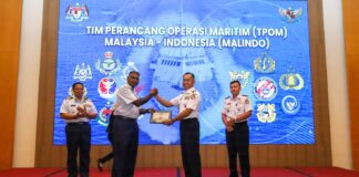 Indonesia dan Malaysia Gelar Operasi Bersama di Selat Malaka Operasi Bersama di Selat Malaka