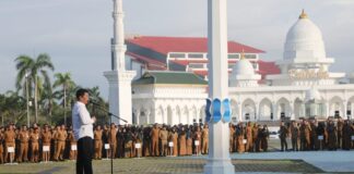 Pimpin Apel Gabungan Pasca Idul Fitri, Rudi Umumkan Marlin Sebagai Calon Wali Kota Batam