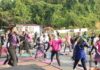 Taman Kolam Jadi Spot Favorit Baru Senam Pound Fit dan Zumba