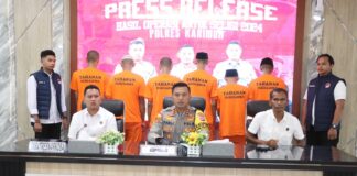 Operasi Antik Seligi 2024, 6 Orang Diringkus Satresnarkoba Polres Karimun