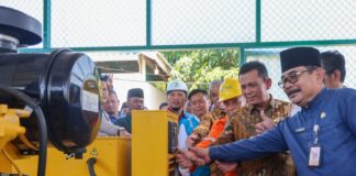 Gubernur Ansar Resmikan Penyalaan Listrik 24 Jam di Pulau Karas