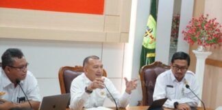 Pemkab Natuna Rapat Koordinasi Rencana Masuknya Maskapai Super Air Jet