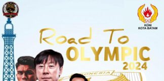 KONI Batam Gelar Nobar Timnas Indonesia U-23 Vs Guinea, Ini Lokasinya