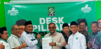 Aunur Rafiq Serahkan Berkas Bacawagub Pilkada Kepri ke PKB